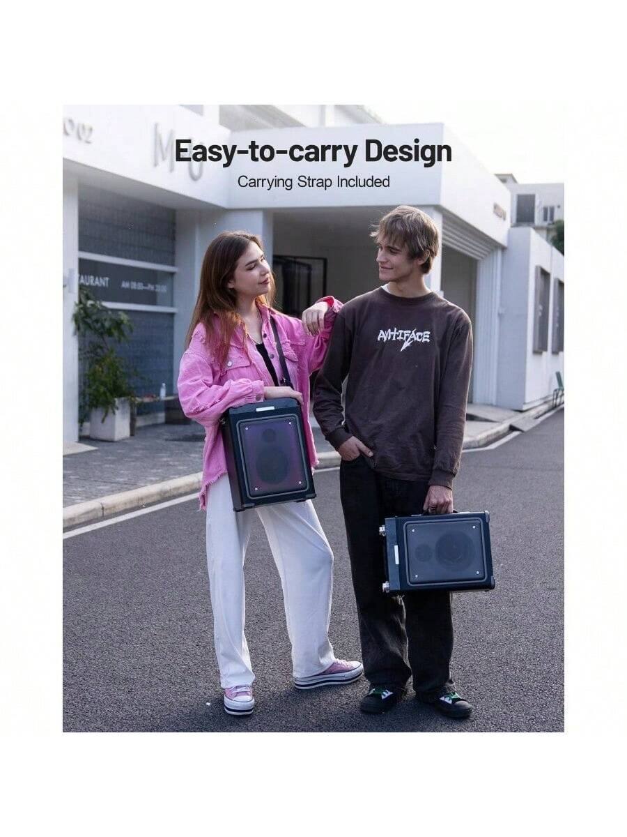 Easy-to-carry Design  
Carrying Strap Included