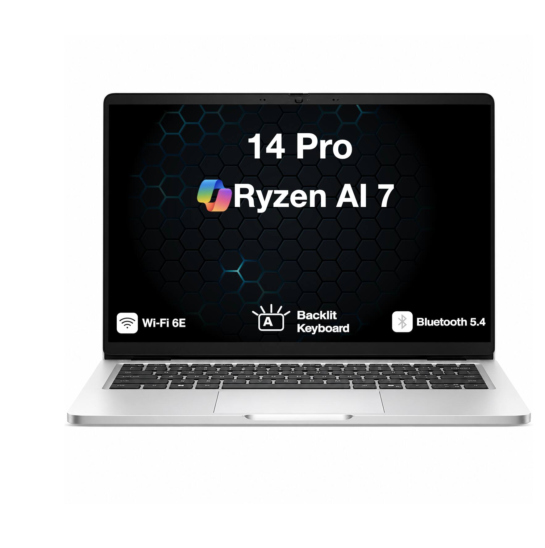 14 Pro Ryzen AI 7 Wi-Fi 6E A Backlit Keyboard Bluetooth 5.4