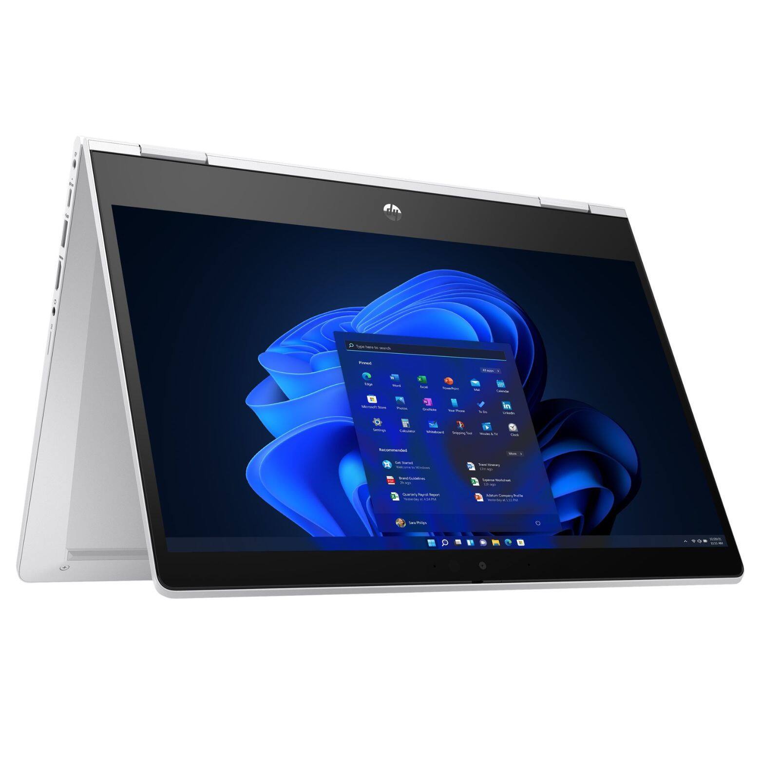 Alt View 1. HP - Pro x360 435 G9 13.3" FHD Touch AMD Ryzen 7 PRO 5875U 2.0 GHz 16GB DDR4 512GB SSD AMD Radeon Windows 11 Pro Laptop - Silver.