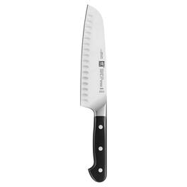 ZWILLING - Pro 7-inch Hollow Edge Santoku Knife - Stainless Steel