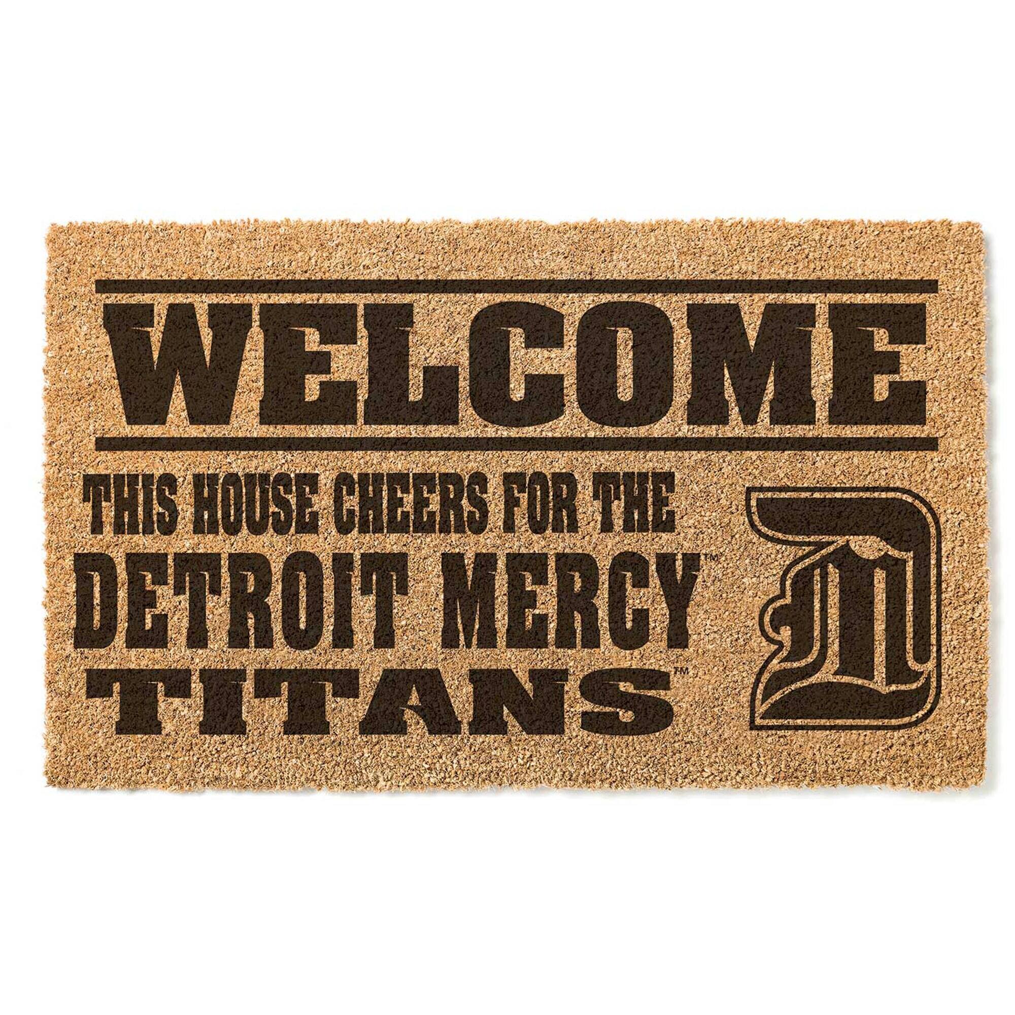 Detroit Mercy Titans 18" x 30" Welcome Doormat
