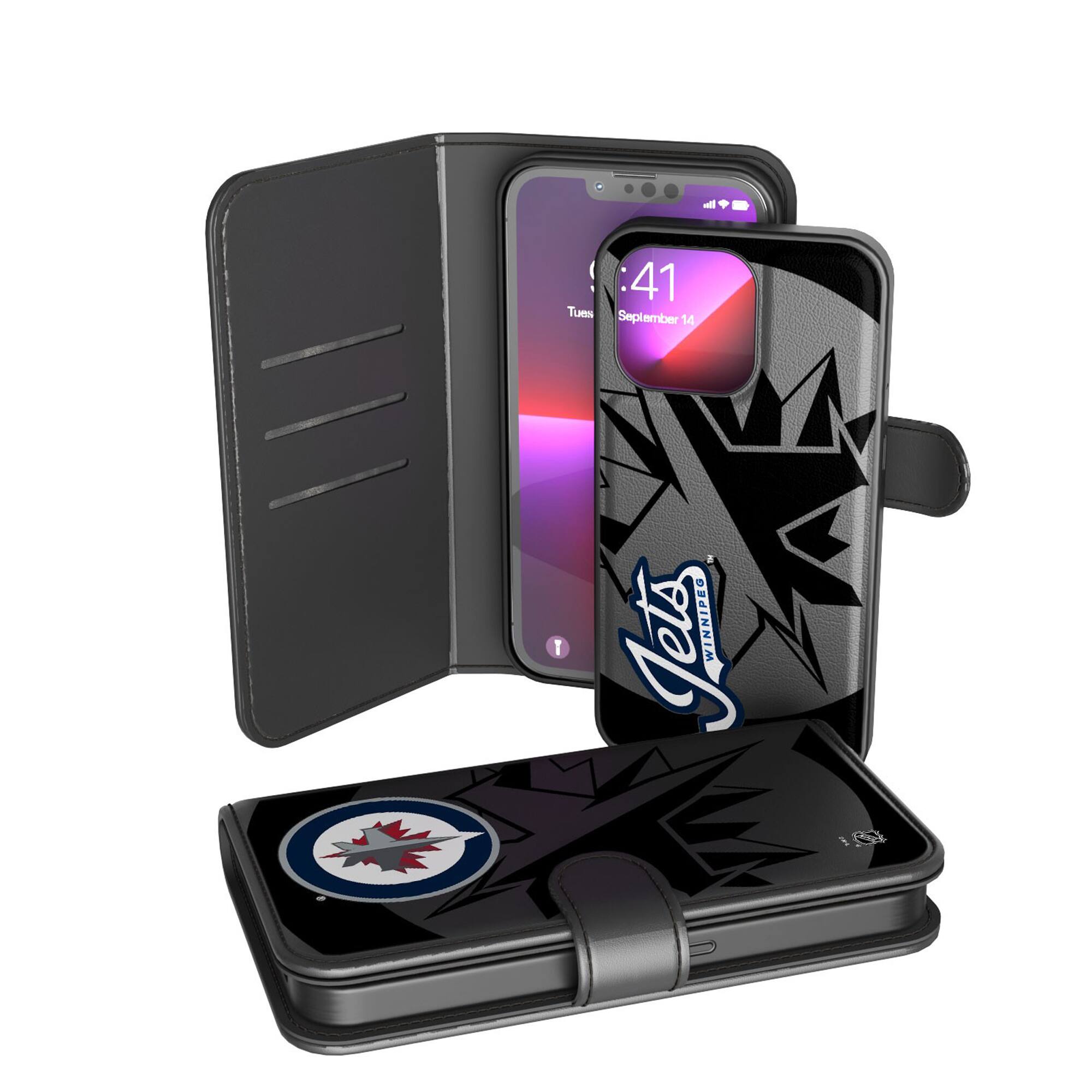 Keyscaper - NHL - Winnipeg Jets iPhone Wallet Case - 14 Pro Max - Multicolor price history on PriceWatchPro