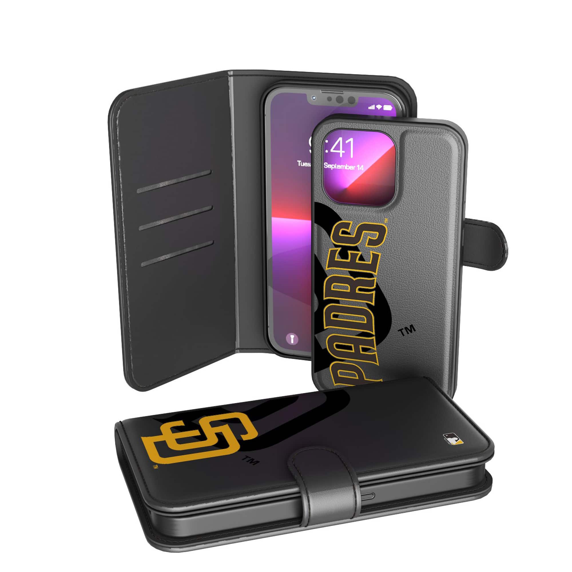 Keyscaper - MLB - San Diego Padres iPhone Wallet Case - 11 Pro - Multicolor