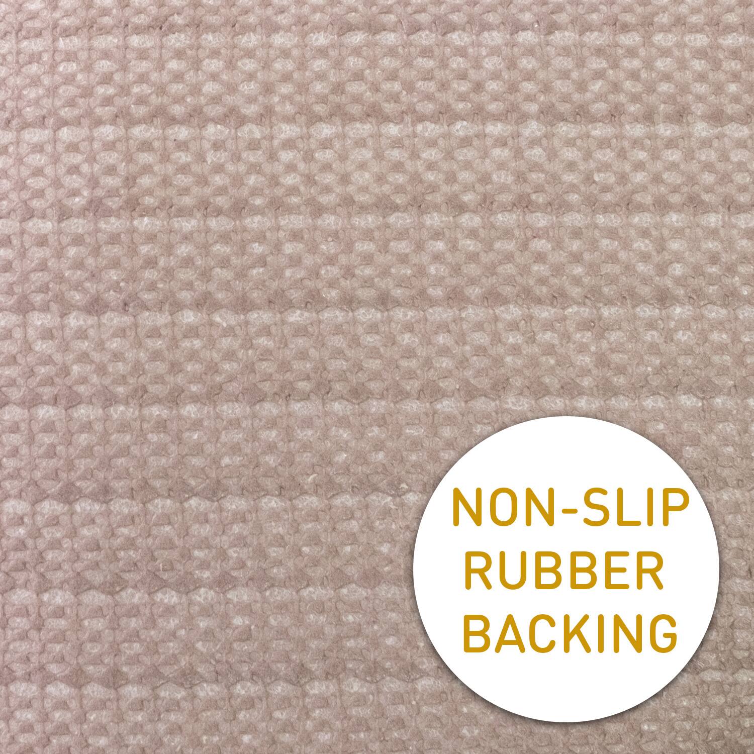 NON-SLIP RUBBER BACKING