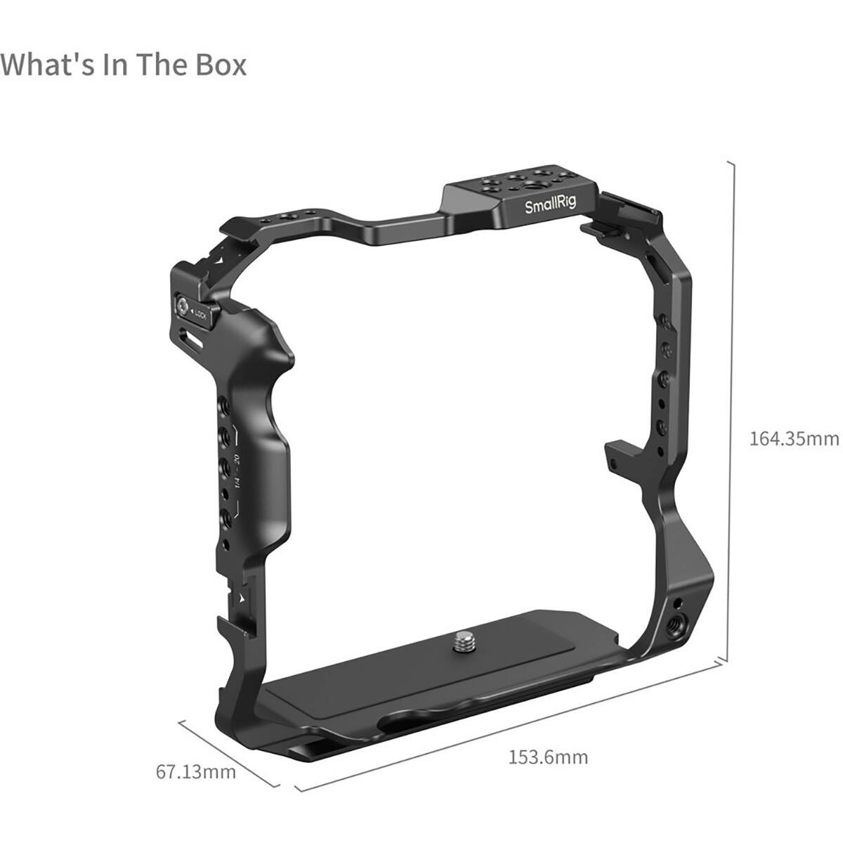 What's In The Box  
SmallRig  
164.35mm  
67.13mm  
153.6mm