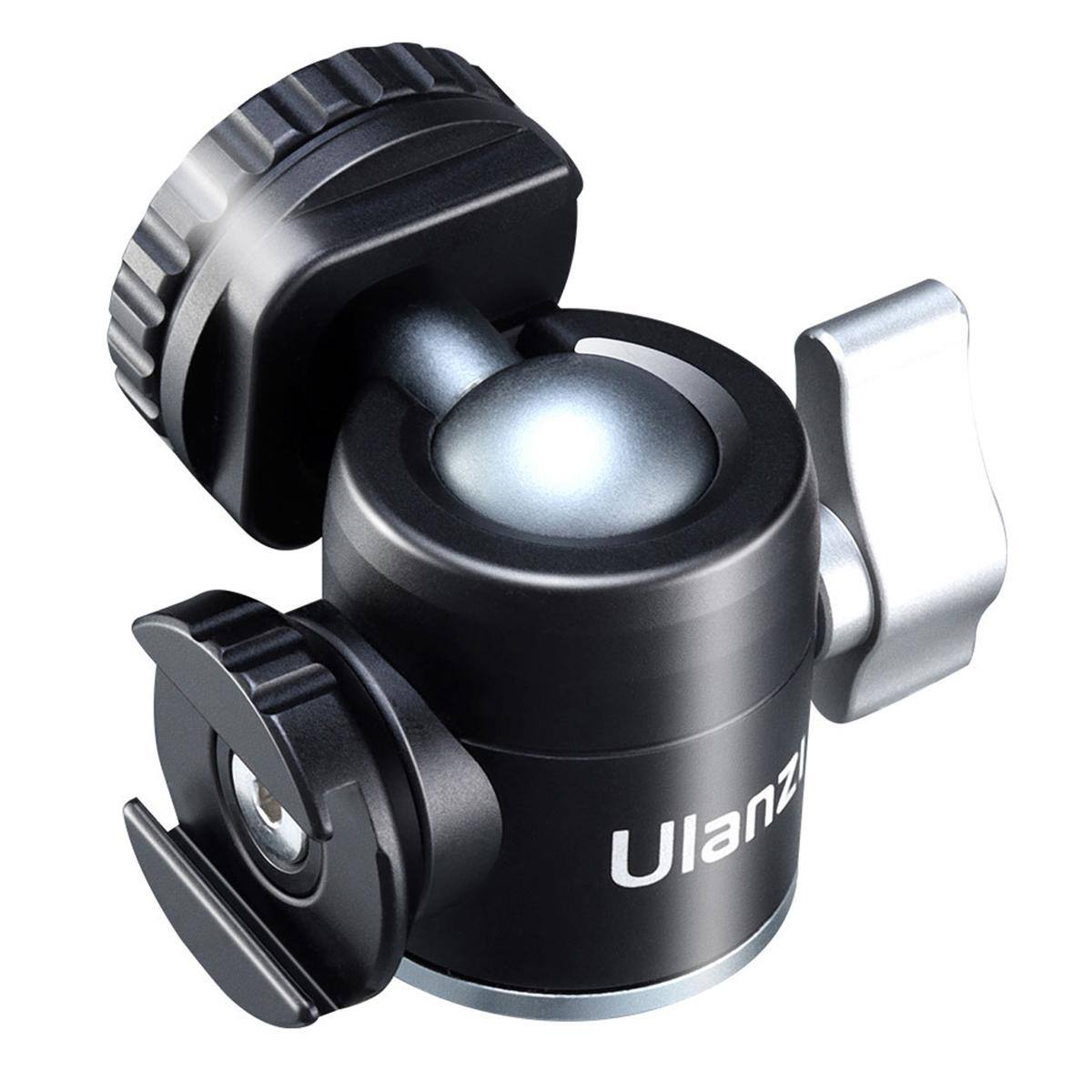 Alt View 9. Ulanzi - Ulanzi U-60 Mini Tripod Ball Head with Dual Cold Shoe.