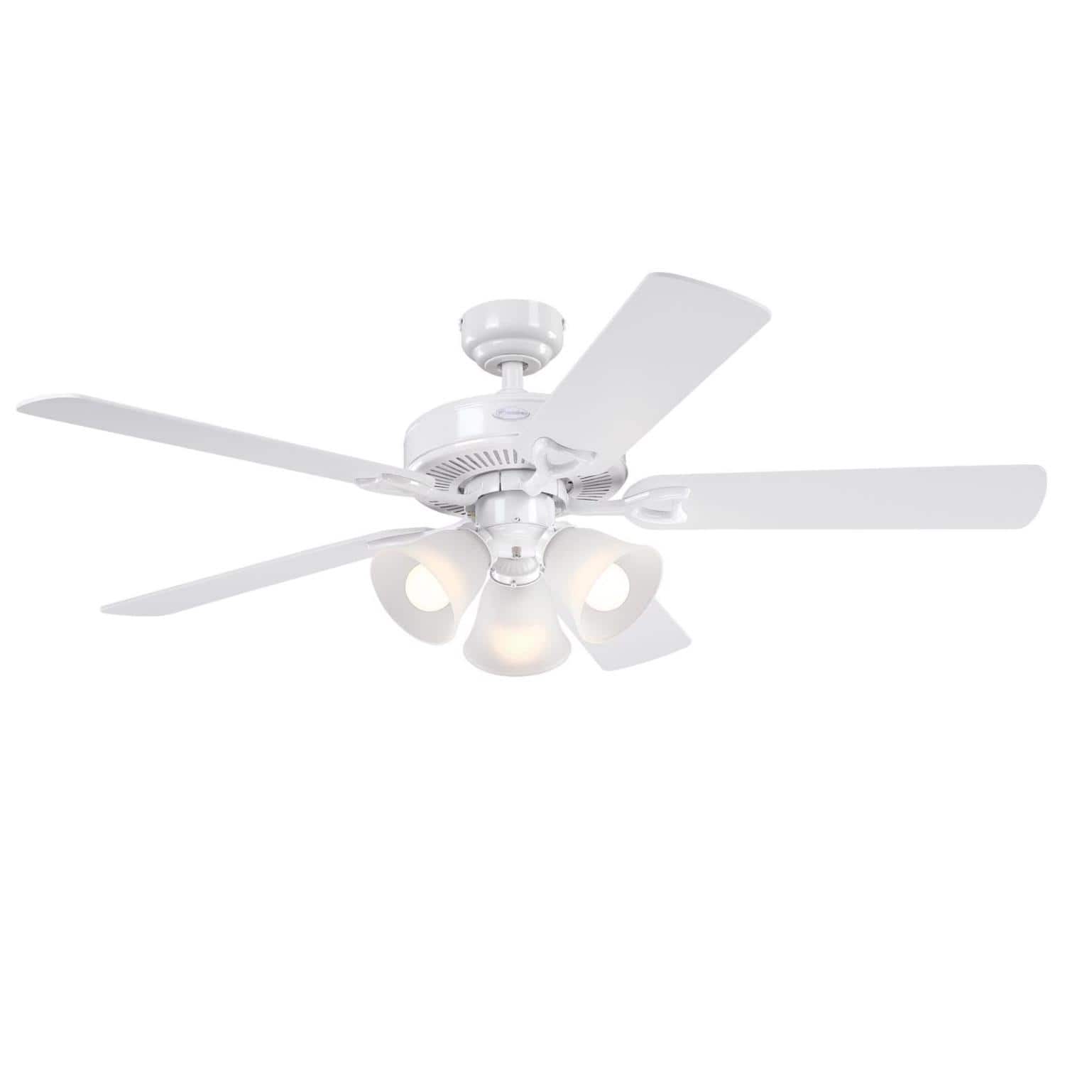 Westinghouse - Vintage 52 in. White LED Indoor Ceiling Fan