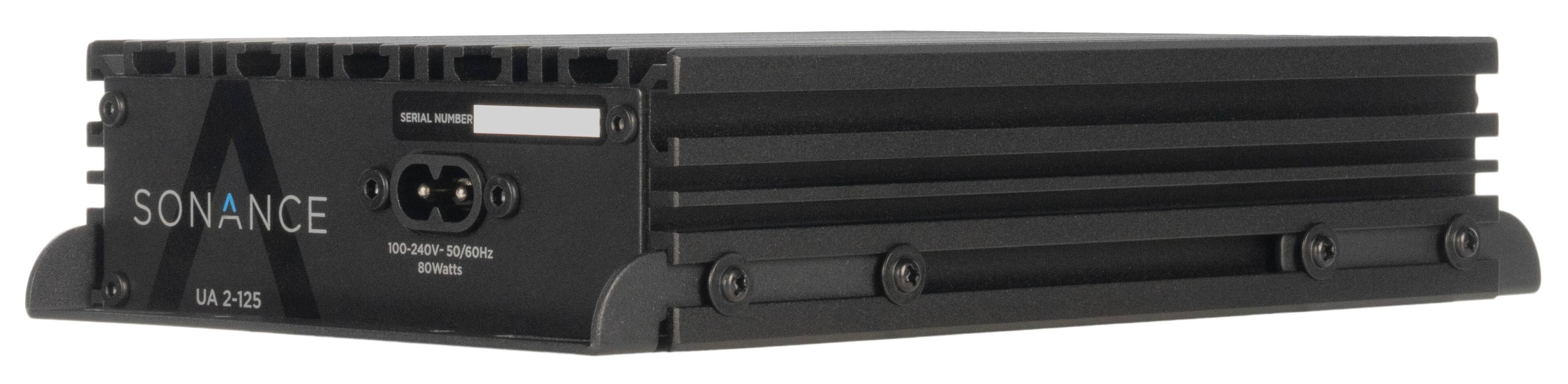 SONANCE  
UA 2-125  

SERIAL NUMBER  

100-240V-50/60Hz  
80Watts