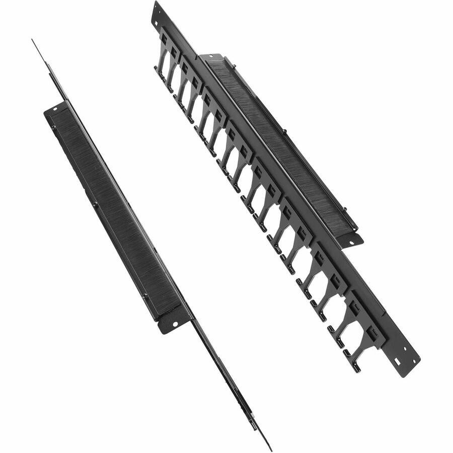 Alt View 4. Tripp Lite - Tripp Lite series SmartRack Cable Routing - Vertical Cable Finger - Black - 48U Rack Height - Cold Rolled Steel - Black.