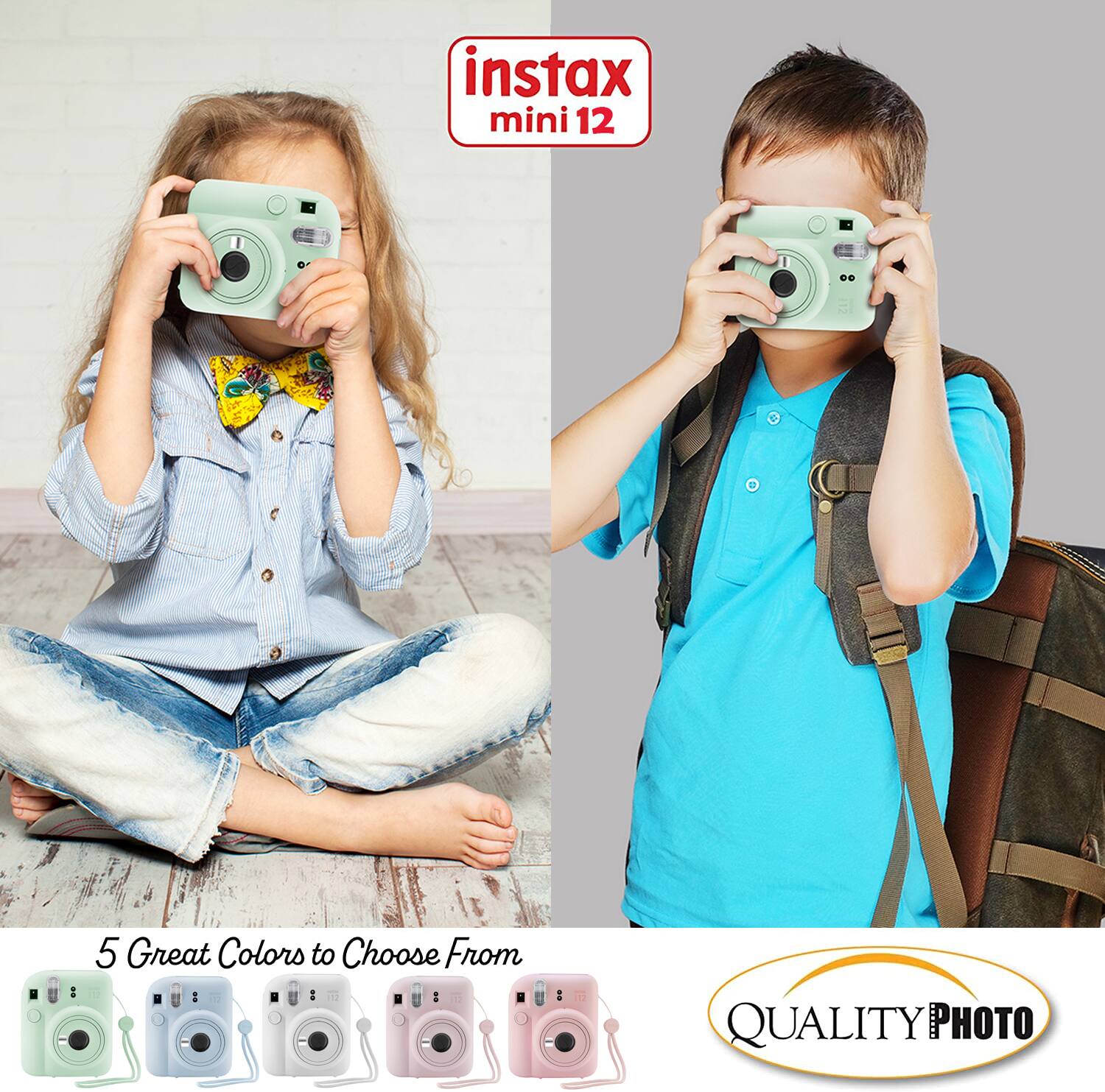 Fujifilm Instax Mini 12 Instant Camera 60 Photo Prints Quality