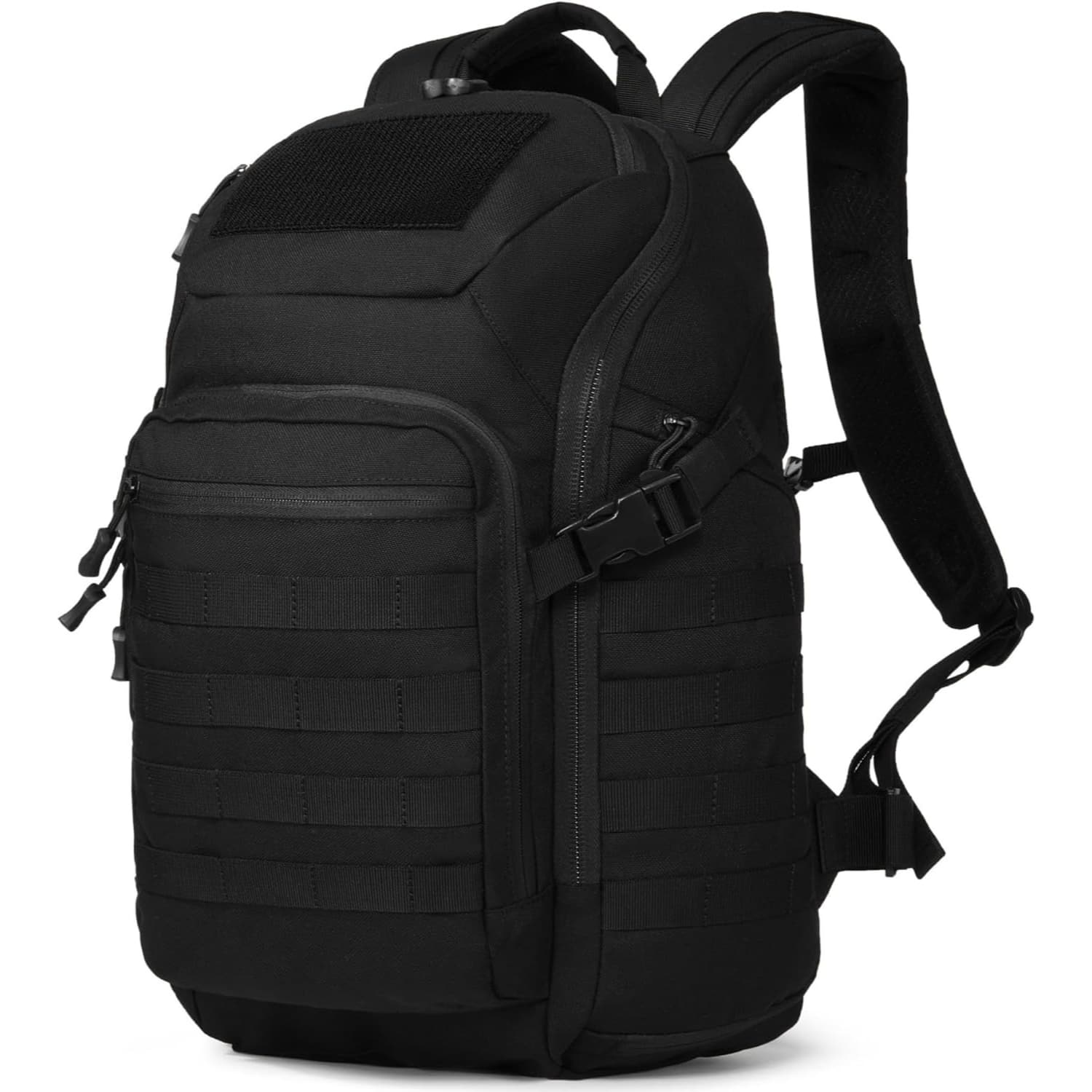 ZUQIETA - 32L MOLLE Backpack - Holds 17" Laptop for Outdoor, Travel & Tactical Use - Black