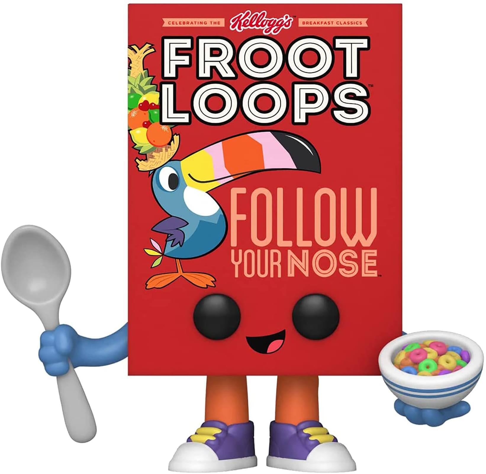 Kelloggs Funko POP Vinyl Figure | Froot Loops Cereal Box - Red