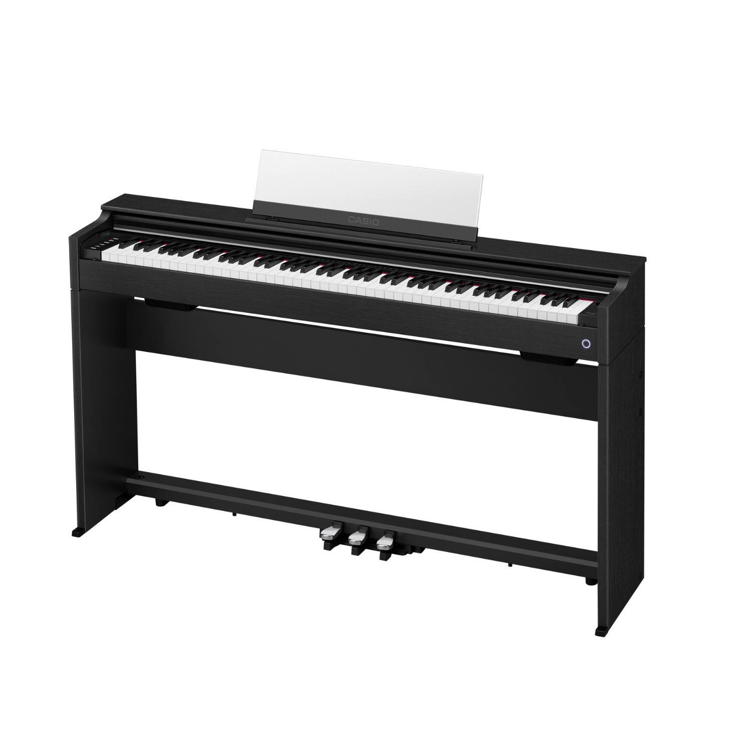 Angle. Casio - Casio Celviano AP-S200 88-Key Digital Upright Piano with Hammer Action (Black).