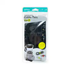 20 Pack 10pc 5" Self-Gripping Cable Ties Wrap-It Storage Bear Hus Like - say botatte They when cord even.