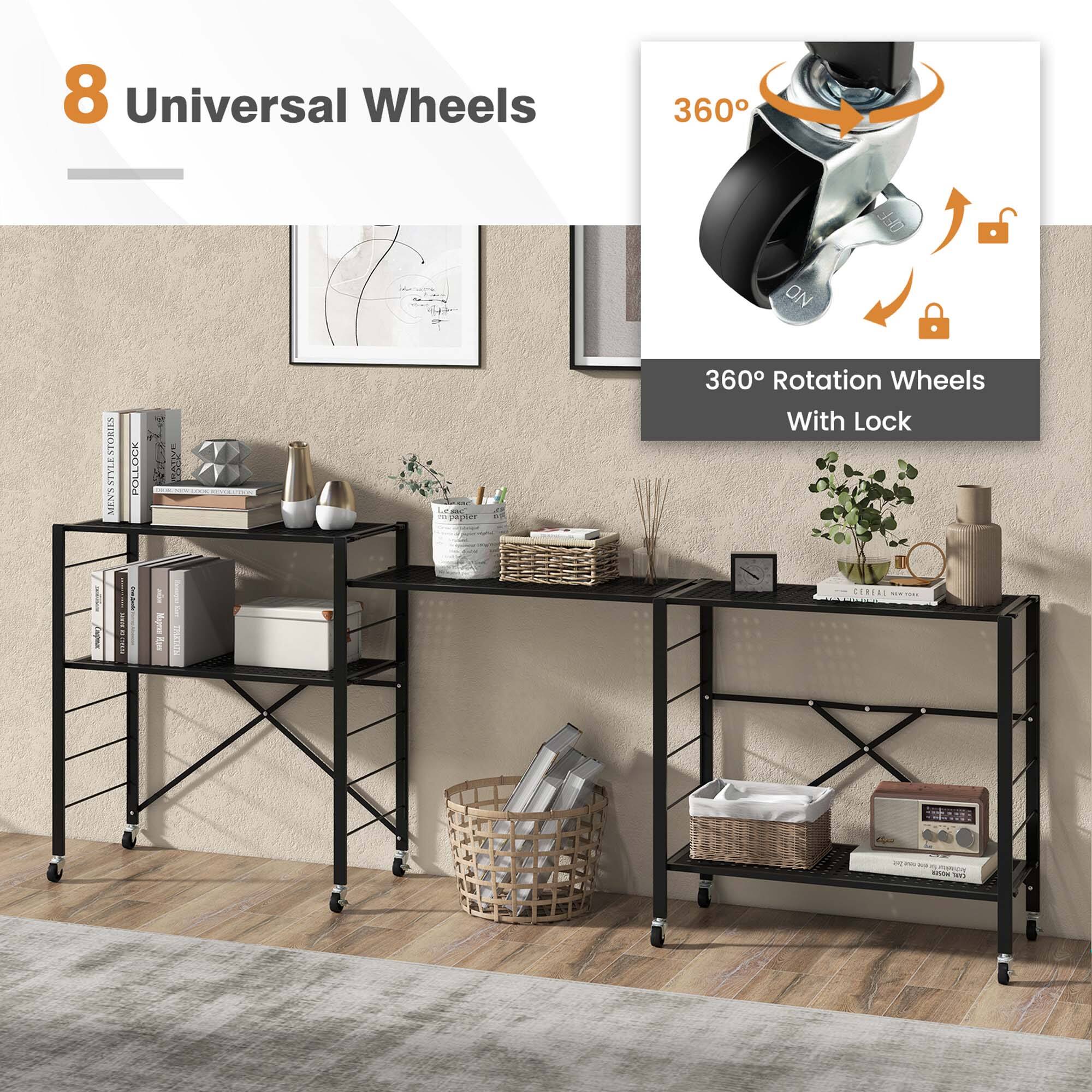 8 Universal Wheels

360° Rotation Wheels With Lock