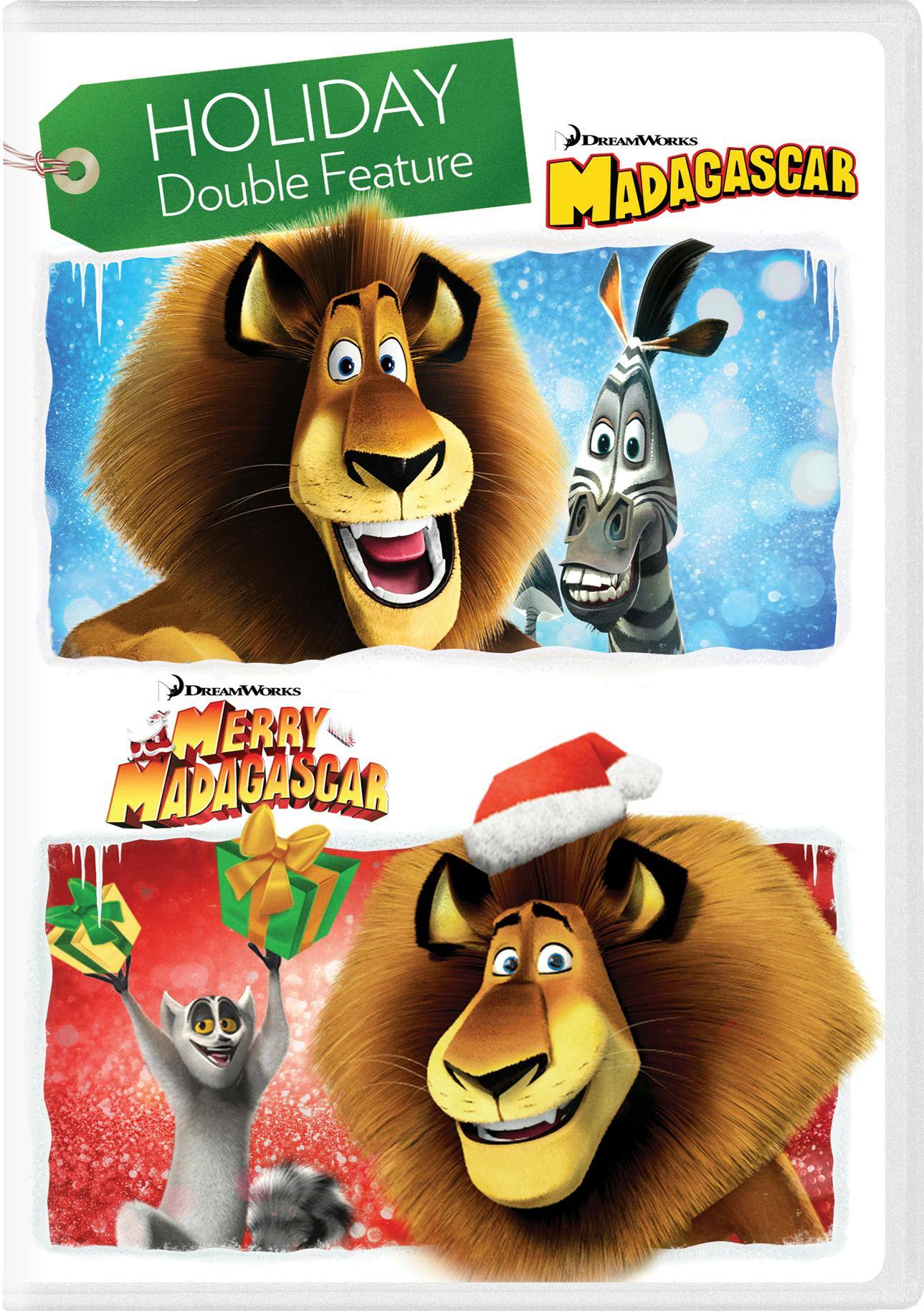 Front. Madagascar/Merry Madagascar (DVD Double Feature) [DVD].