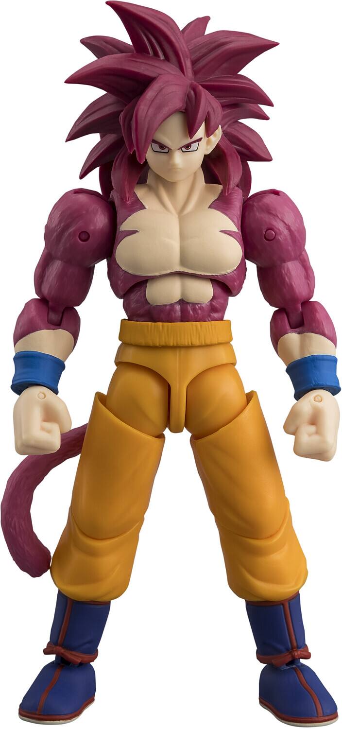 Alt View 3. Bandai - Dragon Ball Daima - Dragon Ball Evolve - Super Saiyan 4 Goku Action Figure   - COLLECTIBLES - Multicolor.