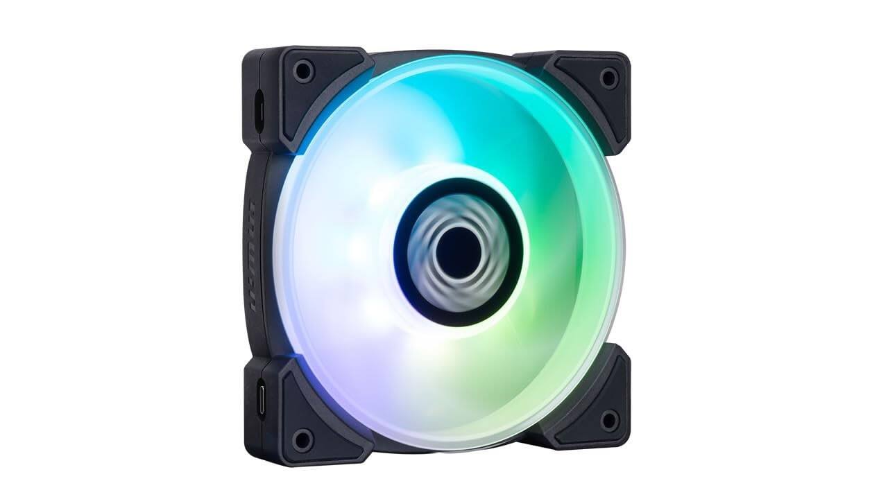 Left. In Win - In Win Lynx LN120 Cooling Fan 3 Pack IWFNLN1203PK - ARGB.