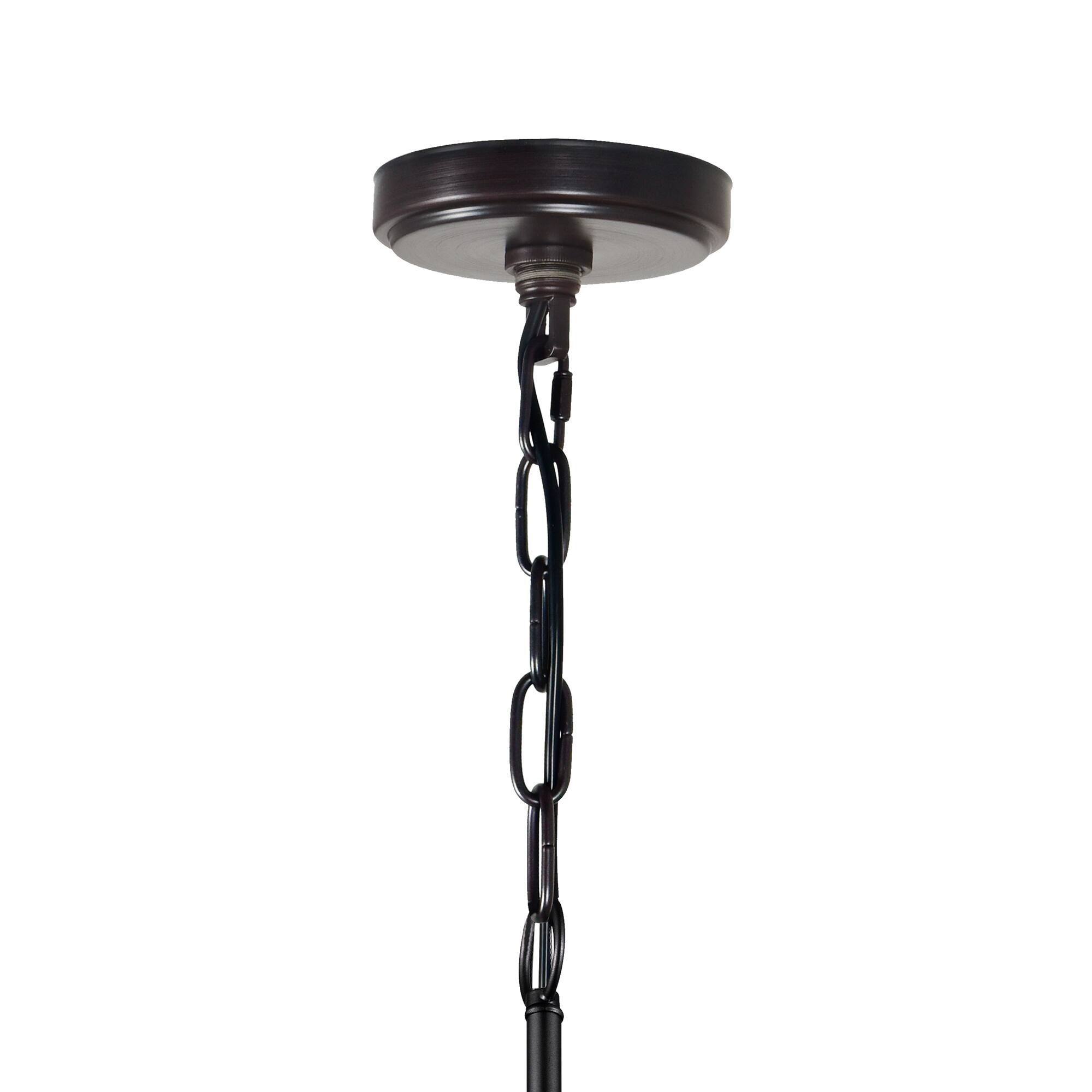 Alt View 1. CWI Lighting - Parsh 3 Light Drum Shade Chandelier With Pewter Finish - Pewter.