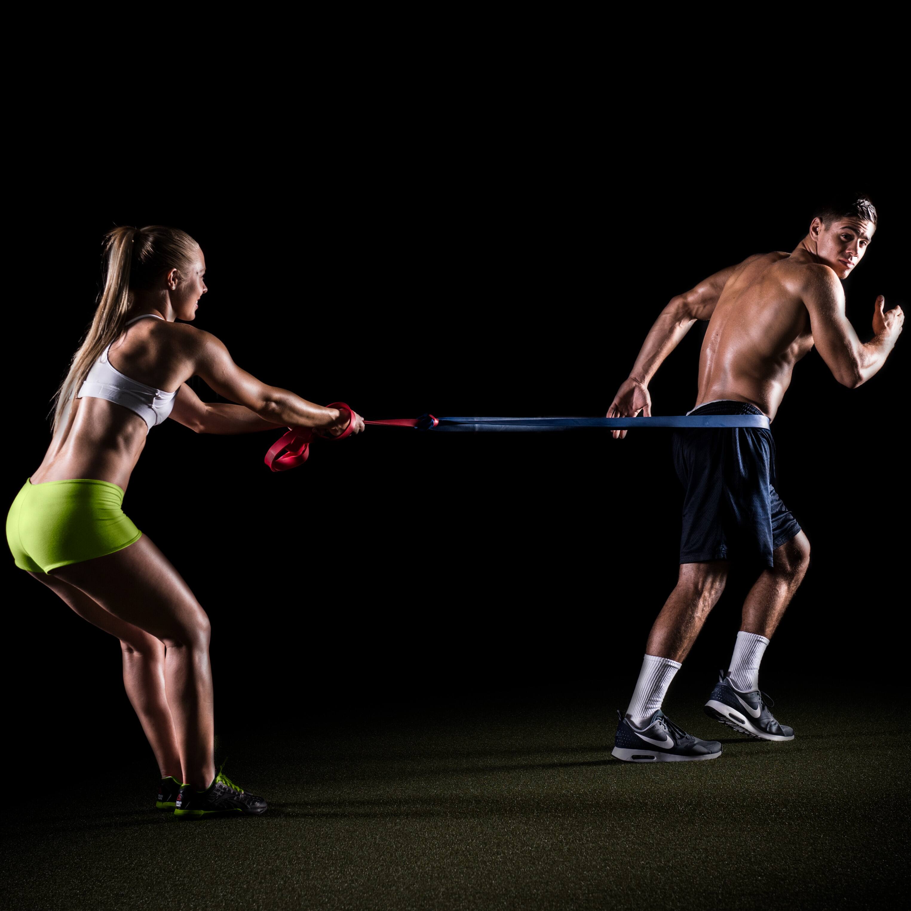 Left. ProsourceFit - ProsourceFit XFit Loop Resistance Bands Set of 5 - Assorted.