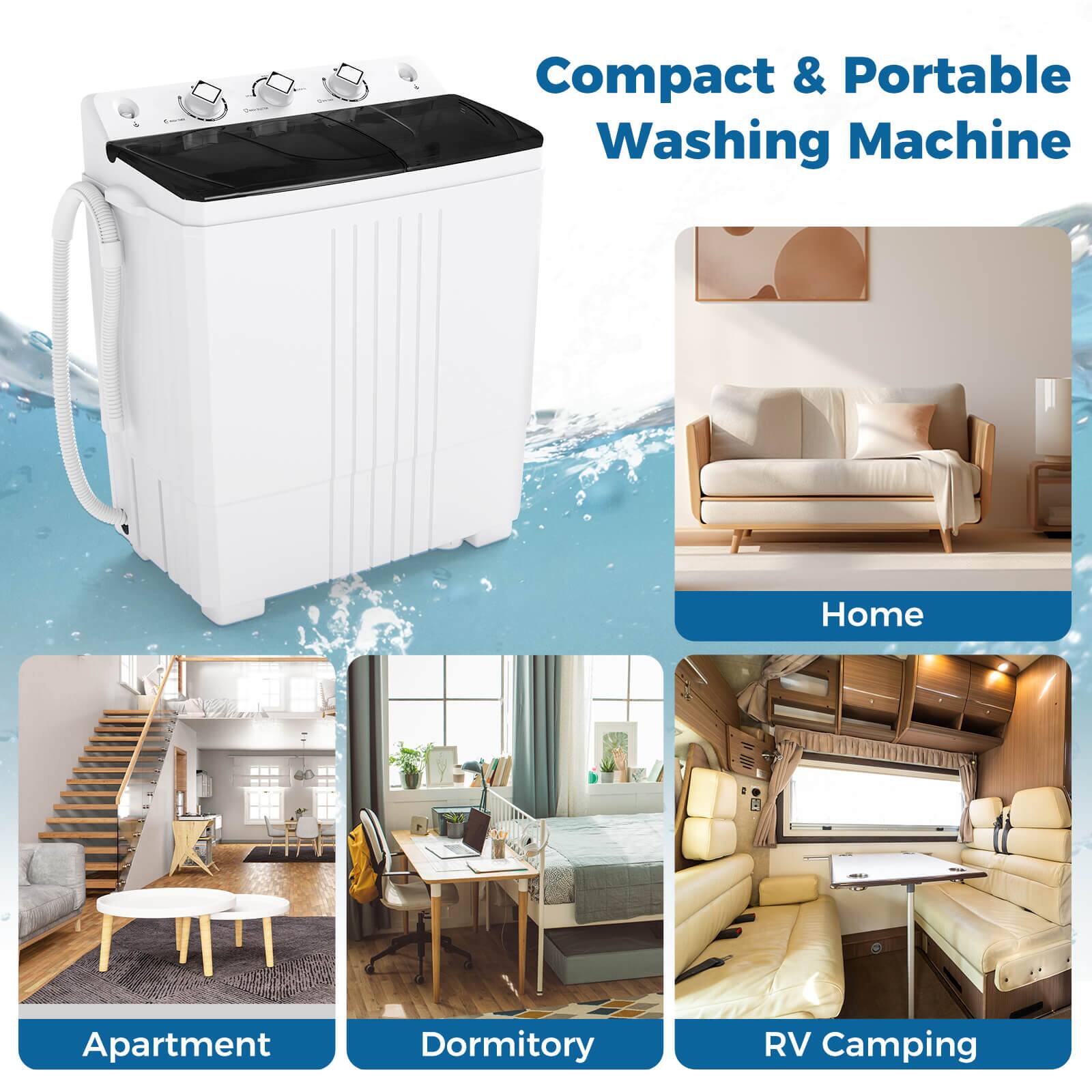 Compact & Portable Washing Machine

Home

Apartment

Dormitory

RV Camping