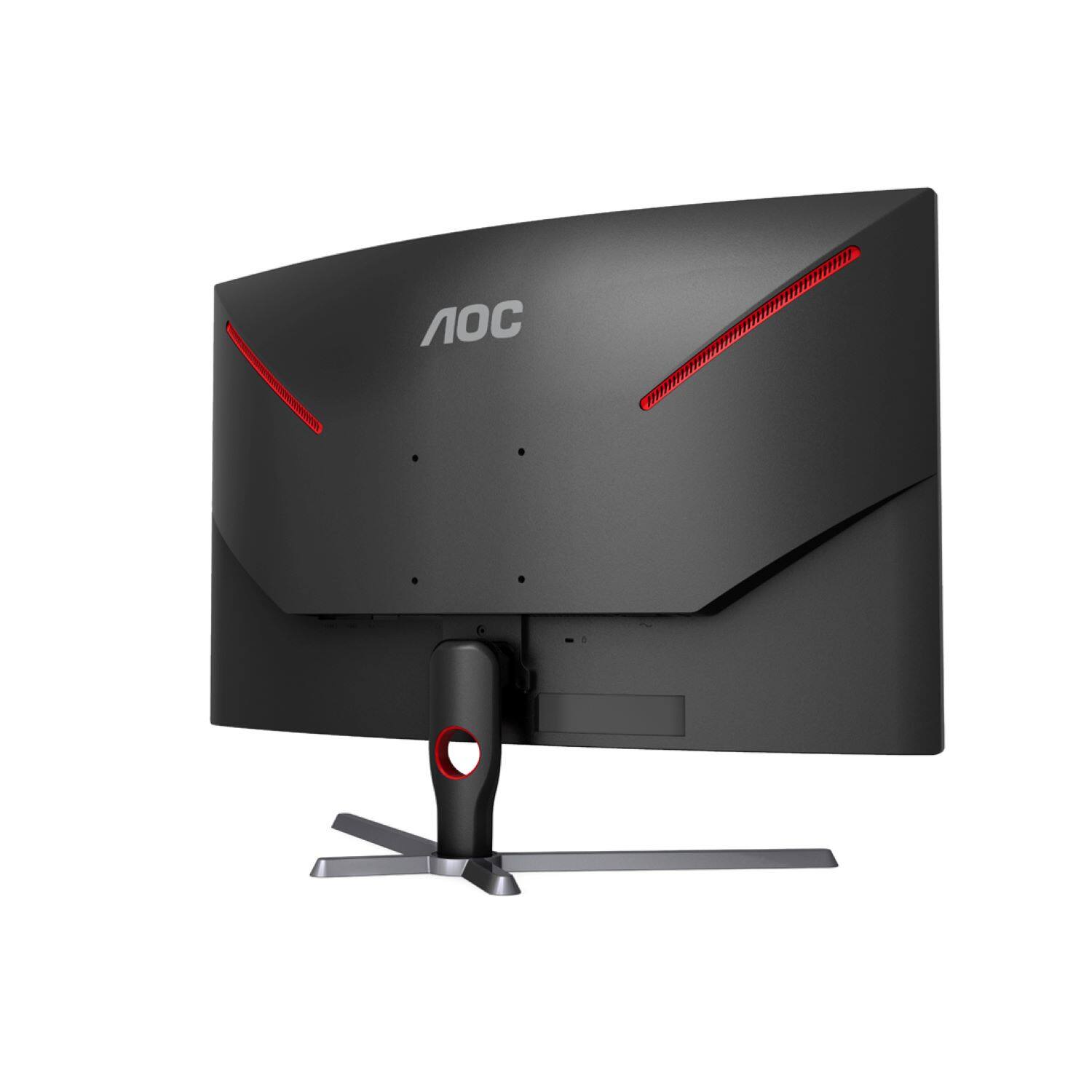 Alt View Zoom 11. AOC - CQ32G3SE 32" LCD Curved QHD FreeSync Premium Monitor - Black/Red.