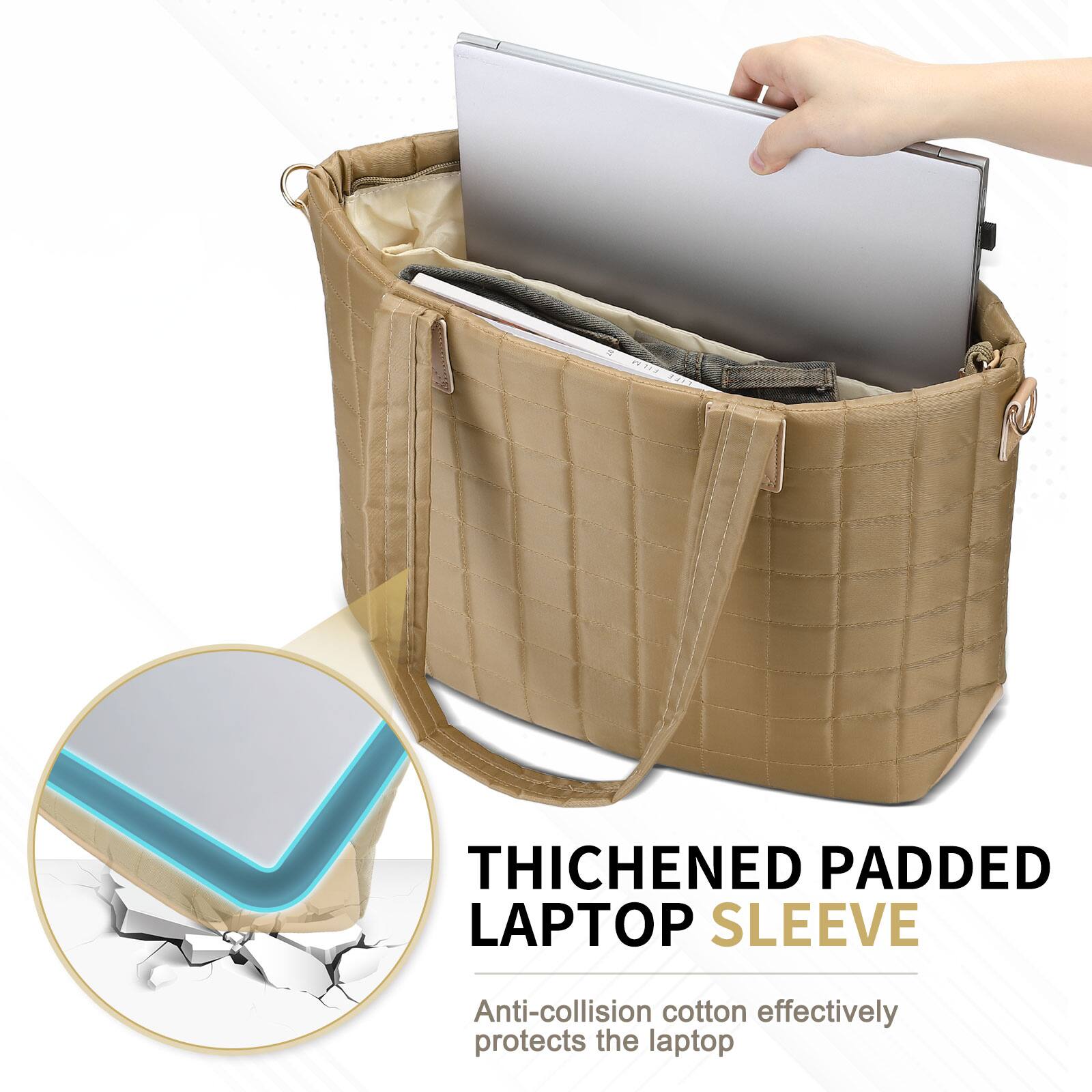 THICKENED PADDED LAPTOP SLEEVE

Anti-collision cotton effectively protects the laptop