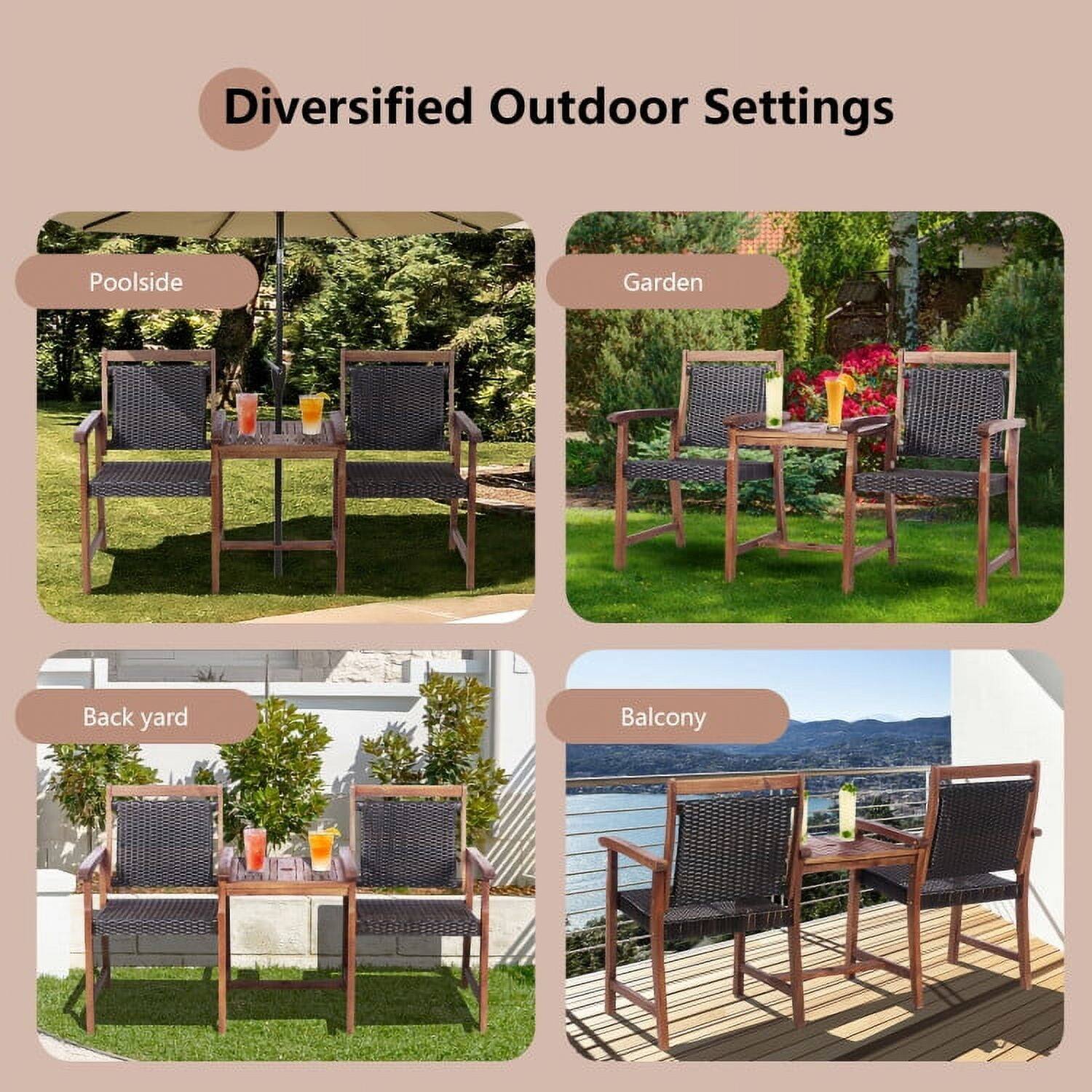 Diversified Outdoor Settings

- Poolside
- Garden
- Backyard
- Balcony