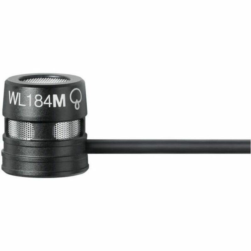 Alt View 1. Shure - Shure WL184m Wired Condenser, Dynamic Microphone for Wireless Transmitter, Transportation - Black - 4.04 ft - 70 Hz to.