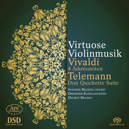Telemann / Branny / Dresdner Kapellsolisten - Vivaldi & Telemann: Virtuose Violinmusik   - SUPER-AUDIO CD [Super Audio CD (SACD)]