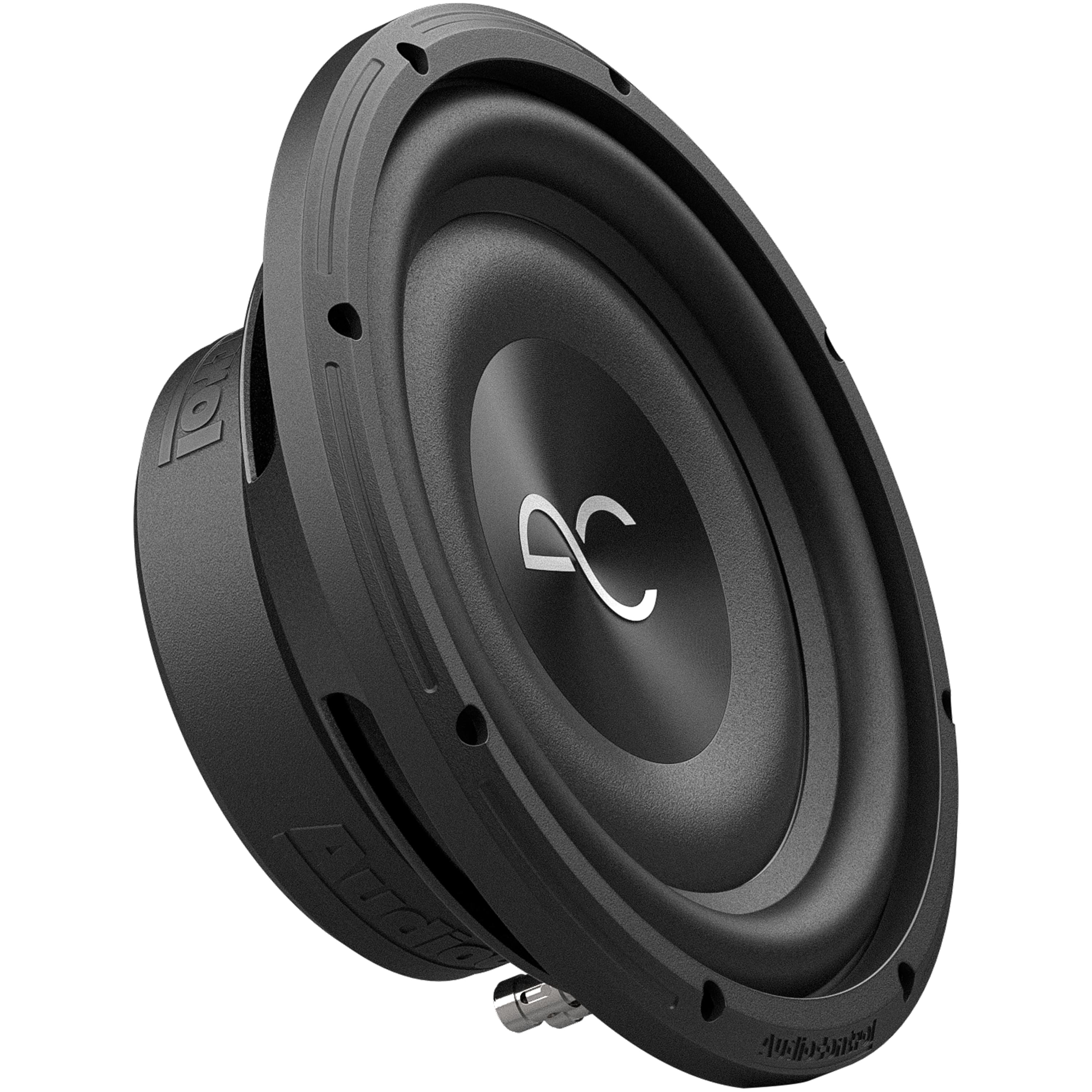 Alt View 12. AudioControl - Space Series 10” Single-Voice-Coil 2-Ohm Low-Profile Subwoofer - Black.
