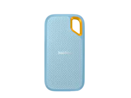 SanDisk - 1TB Extreme Portable SSD - Up to 1050MB/s - USB-C, USB 3.2 - External SSD - Sky Blue