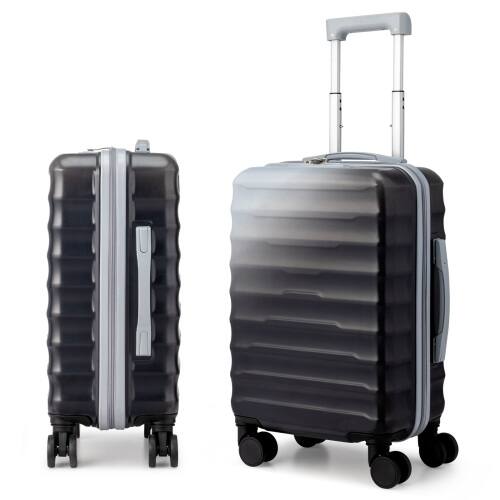 Alt View 1. Winado - 20" Carry-on Airline Approved Small Luggage Hardshell PC+ABS Gradient Color Suitcase with TSA Lock for Travel Business - Gradient Gray.