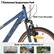 Thickened Suspension Fork
With Fork Shoulder
Soak up bumps effectively in