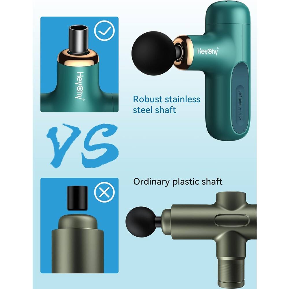 HeyChy

Robust stainless steel shaft

VS

Ordinary plastic shaft