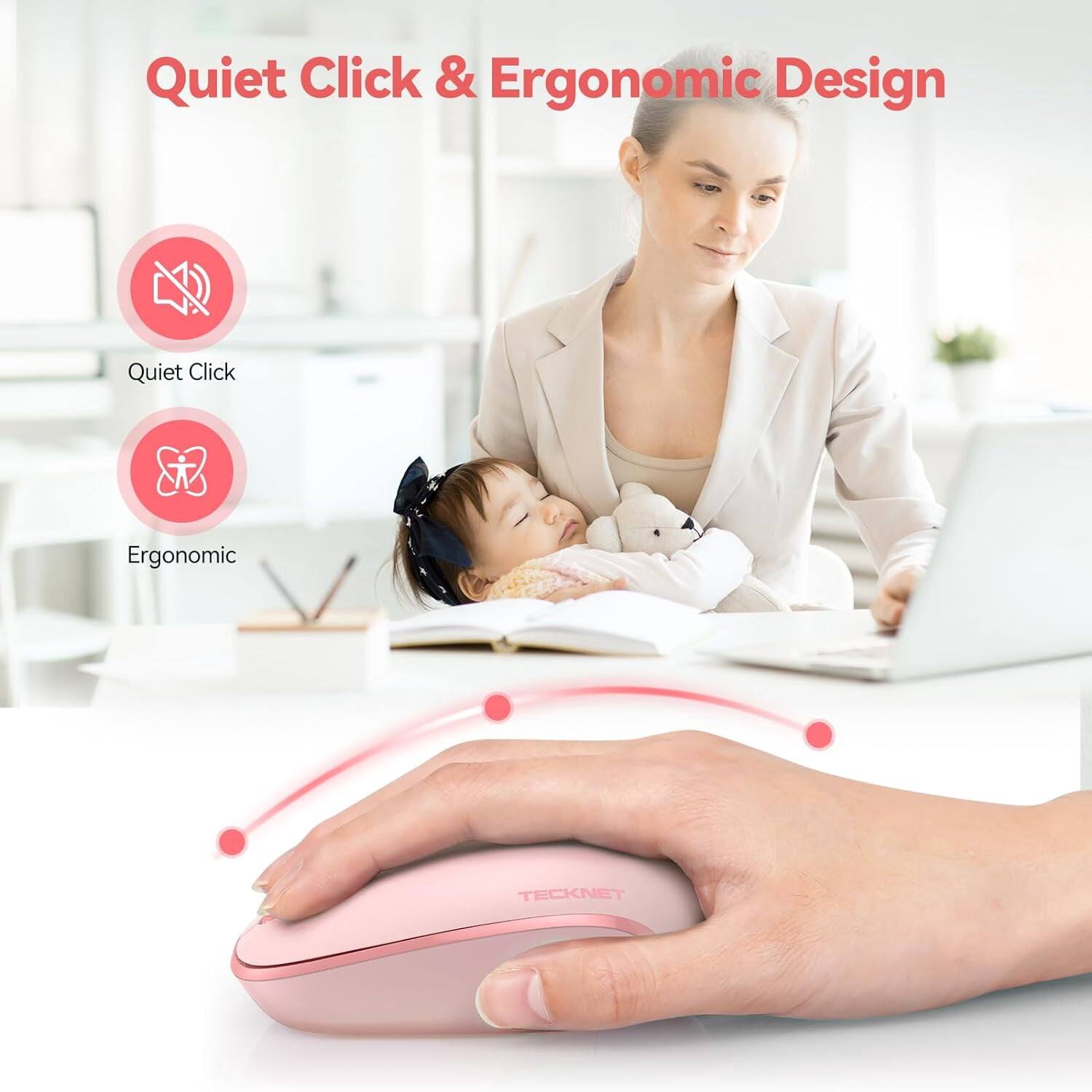Quiet Click & Ergonomic Design

Quiet Click
Ergonomic

TECKNET