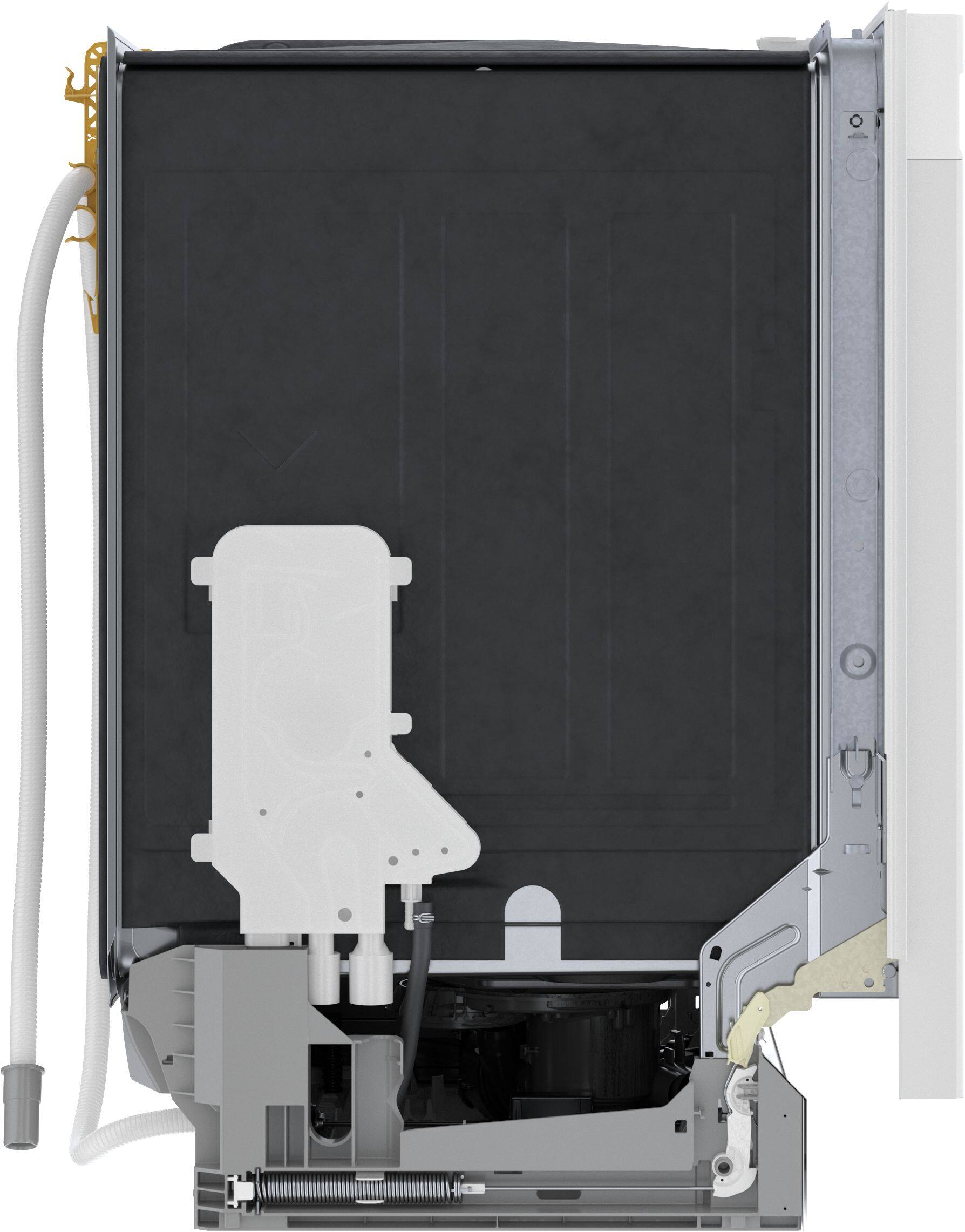 Alt View 16. Bosch - 300 Series 24" Front Control Smart Built-In Stainless Steel Tub Dishwasher with 3rd Rack, 46 dBA - White.