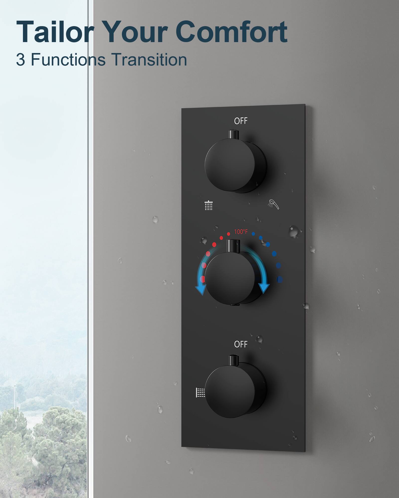 Tailor Your Comfort  
3 Functions Transition