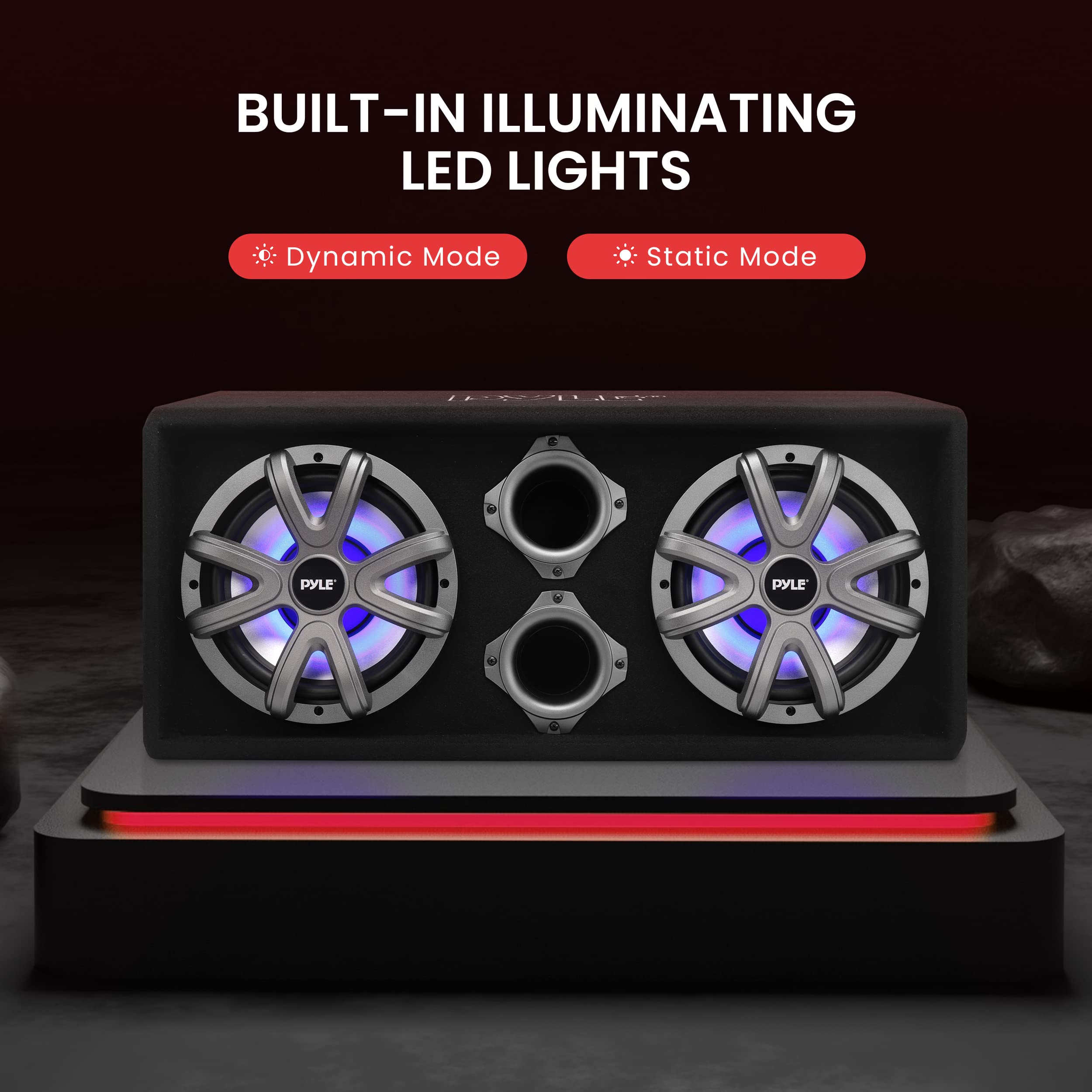 BUILT-IN ILLUMINATING LED LIGHTS

Dynamic Mode

Static Mode