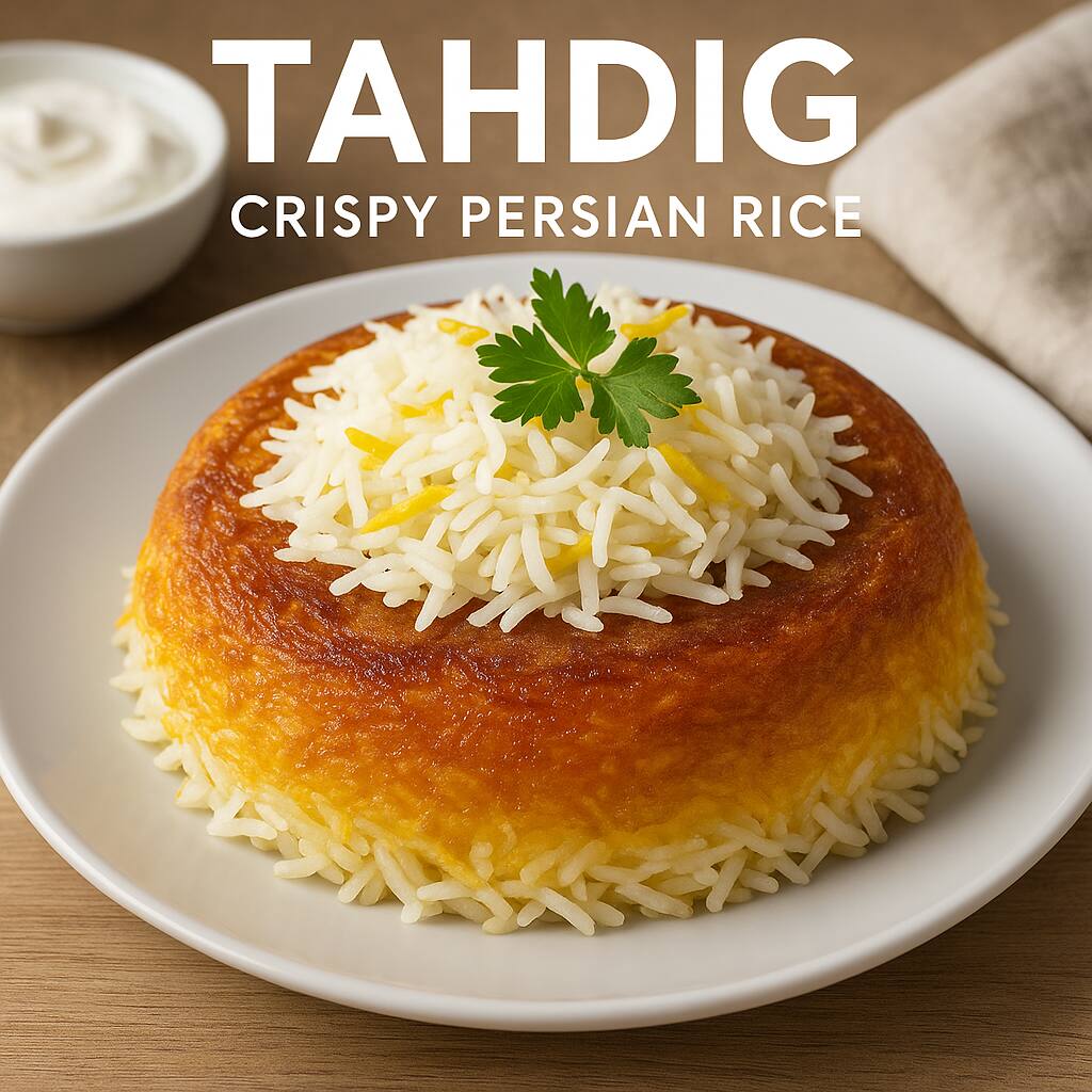 TAHDIG  
CRISPY PERSIAN RICE