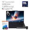 14" Touchscreen
32GB RAM
1.28TB Storage
Copilot+PC
Intel Core Ultra 7
Microsoft Windows 11 Pro