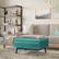 Left Zoom. Simpli Home - Owen Coffee Table Storage Ottoman - Aqua Blue.