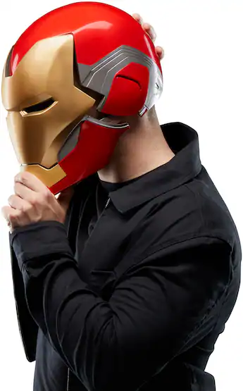 iron man helmet amazon Iron-Man MK50 Electronic Cosplay Helmet, VoiceTouch Control with LED Eyes Metal Mark 46 Iron Man