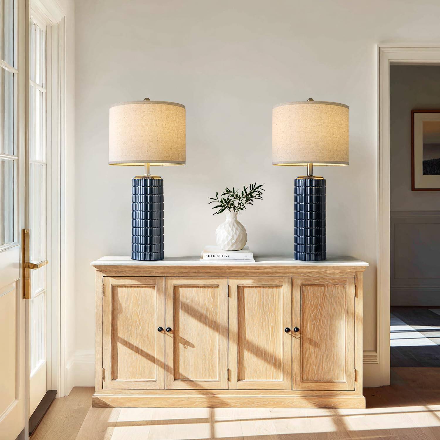 Dark Blue - 27.5'' Ceramic Lamps