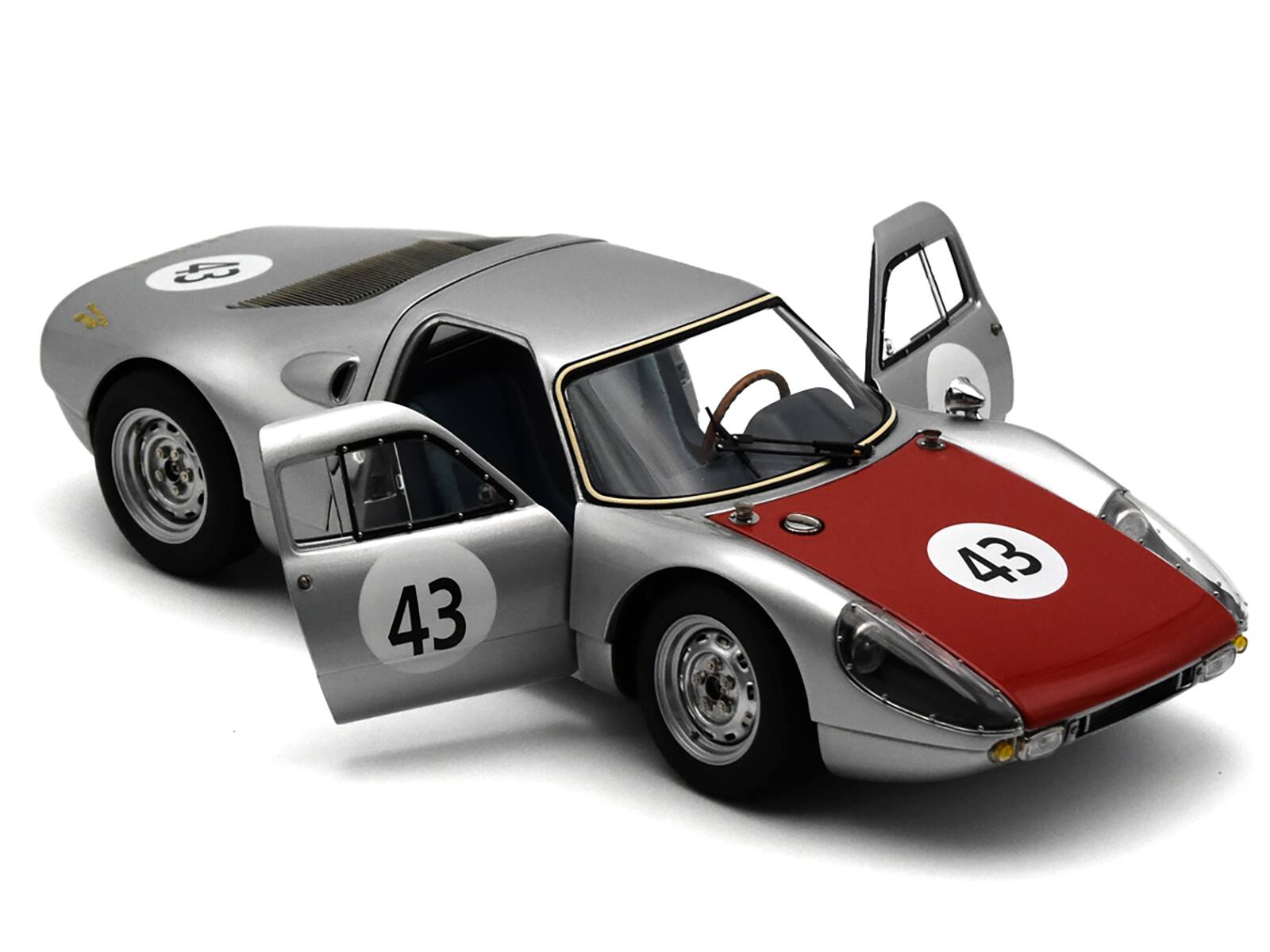 Alt View 7. CMC - Porsche 904 Carrera GTS #43 Leon Dernier "500 km Spa" (1965) Limited Edition to 1500 pieces 1/18 Model Car by CMC.