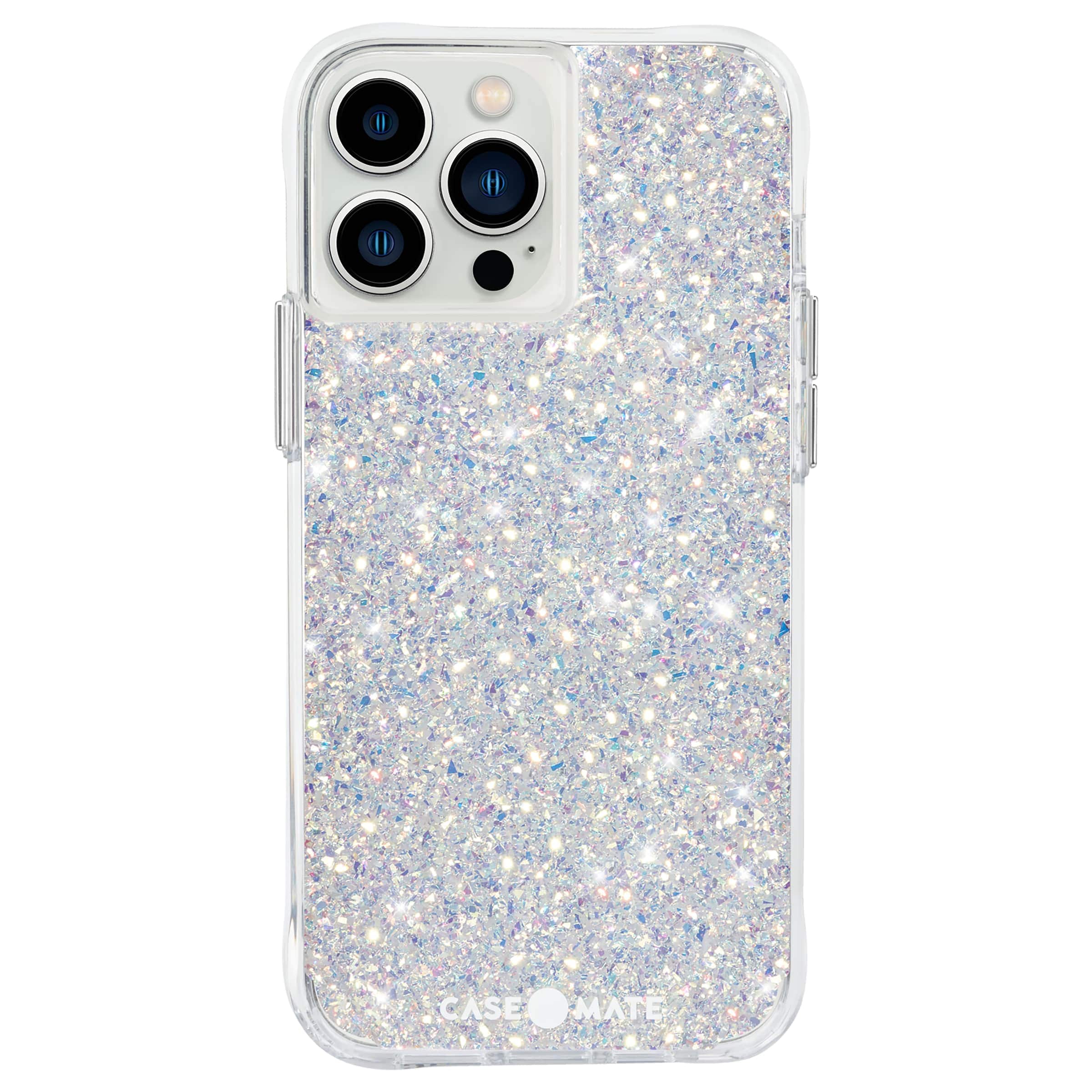 Front. Case-Mate - Twinkle Hardshell Case w/ Antimicrobial for iPhone 13 Pro Max - Stardust.