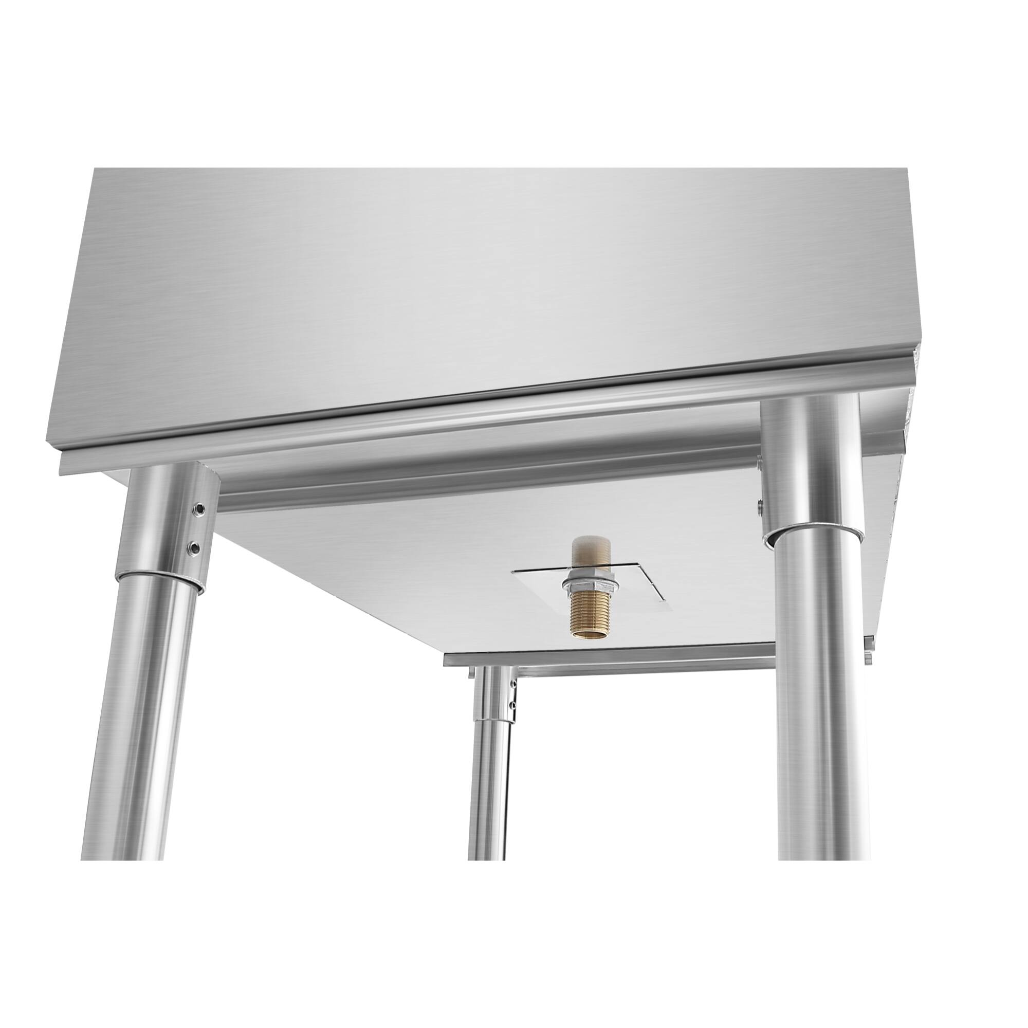 Alt View 5. Koolmore - 30 in.  Underbar Ice Bin with Siding Lid in Stainless Steel (KM-UIB-1830) - Stainless Steel.