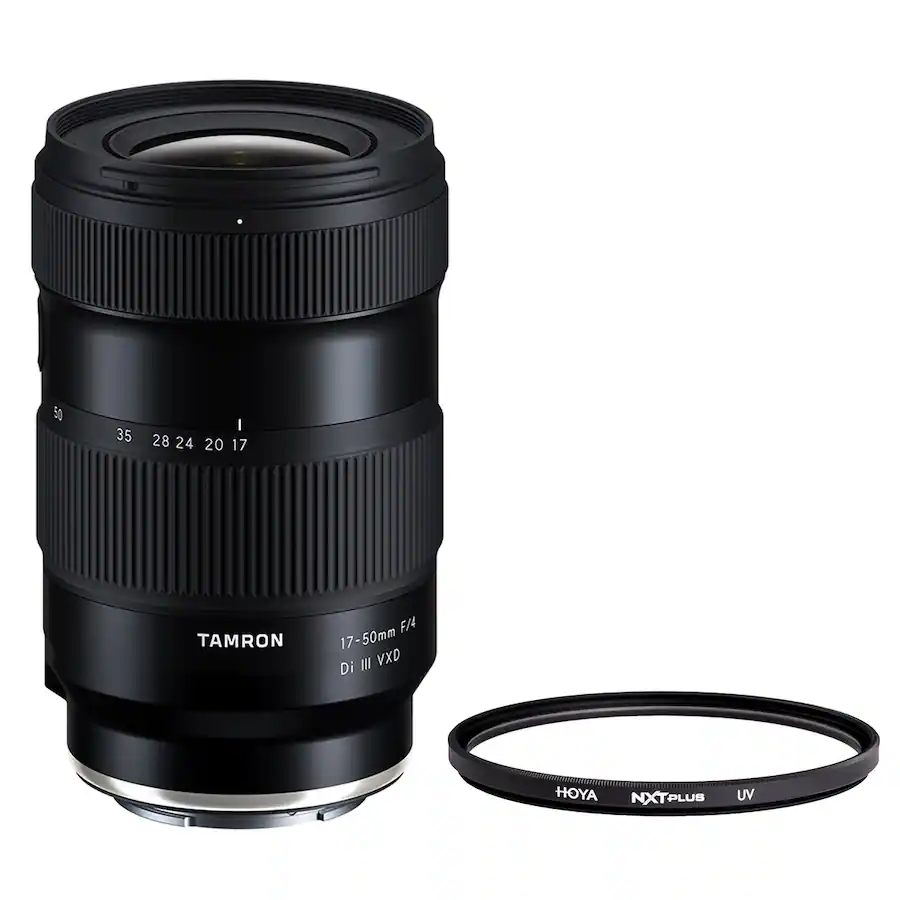 Mobile Filter Lens Bundle Tamron 17 50mm f/4 Di III VXD Lens for Sony E, with 67mm UV ...