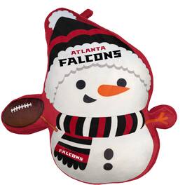 Pegasus - Atlanta Falcons Holiday Snowman Plushlete Pillow - White
