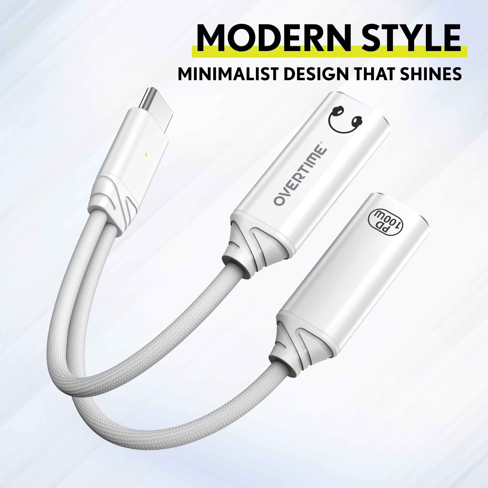MODERN STYLE  
MINIMALIST DESIGN THAT SHINES  

OVERTIME 100W PD